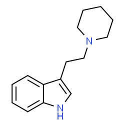 ChemSpider 2D Image | 3-[2-(1-PIPERIDINYL)ETHYL]INDOLE | C15H20N2