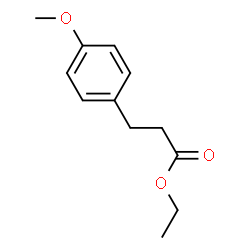 ChemSpider 2D Image | Ethyl 3-(4-methoxyphenyl)propanoate | C12H16O3