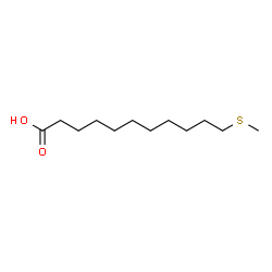 ChemSpider 2D Image | 11-(Methylsulfanyl)undecanoic acid | C12H24O2S