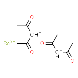 ChemSpider 2D Image | Beryllium acetylacetonate | C10H14BeO4