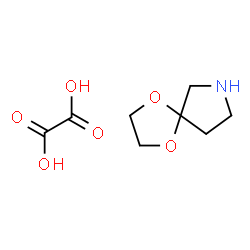 ChemSpider 2D Image | 1,4-Dioxa-7-azaspiro[4.4]nonane ethanedioate (1:1) | C8H13NO6