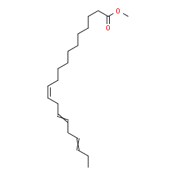 ChemSpider 2D Image | Methyl (11Z)-11,14,17-icosatrienoate | C21H36O2