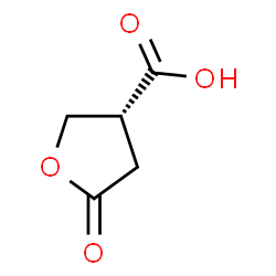 ChemSpider 2D Image | (3R)-5-Oxotetrahydro-3-furancarboxylic acid | C5H6O4