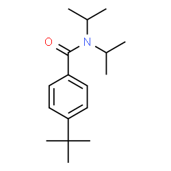 ChemSpider 2D Image | 4-tert-Butyl-N,N-diisopropylbenzamide | C17H27NO