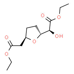 ChemSpider 2D Image | Ethyl (6R)-3,6-anhydro-4,5-dideoxy-6-(2-ethoxy-2-oxoethyl)-D-threo-hexonate | C12H20O6