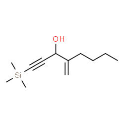 ChemSpider 2D Image | 4-Methylene-1-(trimethylsilyl)-1-octyn-3-ol | C12H22OSi
