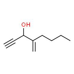 ChemSpider 2D Image | 4-Methylene-1-octyn-3-ol | C9H14O
