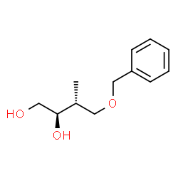 ChemSpider 2D Image | (2R,3R)-4-(Benzyloxy)-3-methyl-1,2-butanediol | C12H18O3