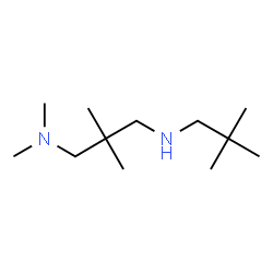 ChemSpider 2D Image | N'-(2,2-Dimethylpropyl)-N,N,2,2-tetramethyl-1,3-propanediamine | C12H28N2