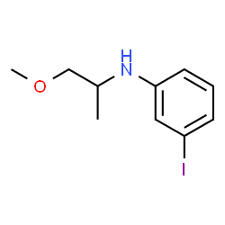 ChemSpider 2D Image | 3-Iodo-N-(1-methoxy-2-propanyl)aniline | C10H14INO