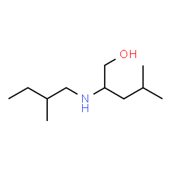 ChemSpider 2D Image | 4-Methyl-2-[(2-methylbutyl)amino]-1-pentanol | C11H25NO