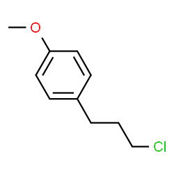 ChemSpider 2D Image | 1-(3-Chloropropyl)-4-methoxybenzene | C10H13ClO