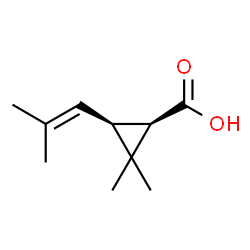 ChemSpider 2D Image | (+)-cis-chrysanthemic acid | C10H16O2