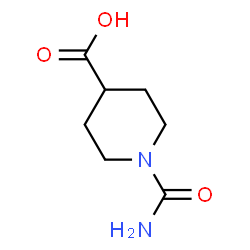 ChemSpider 2D Image | 1-Carbamoyl-4-piperidinecarboxylic acid | C7H12N2O3