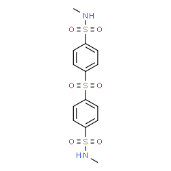 ChemSpider 2D Image | 4,4'-Sulfonylbis(N-methylbenzenesulfonamide) | C14H16N2O6S3