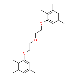 ChemSpider 2D Image | 1,1'-[Oxybis(2,1-ethanediyloxy)]bis(2,3,5-trimethylbenzene) | C22H30O3