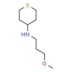 ChemSpider 2D Image | N-(3-Methoxypropyl)tetrahydro-2H-thiopyran-4-amine | C9H19NOS