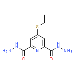 ChemSpider 2D Image | 4-(Ethylsulfanyl)-2,6-pyridinedicarbohydrazide | C9H13N5O2S