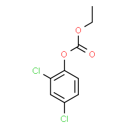 ChemSpider 2D Image | 2,4-Dichlorophenyl ethyl carbonate | C9H8Cl2O3