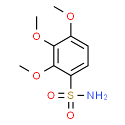 ChemSpider 2D Image | 2,3,4-Trimethoxybenzenesulfonamide | C9H13NO5S