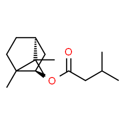 ChemSpider 2D Image | (2R,4S)-1,7,7-Trimethylbicyclo[2.2.1]hept-2-yl 3-methylbutanoate | C15H26O2
