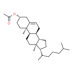 ChemSpider 2D Image | (3beta,9beta,20xi)-Cholest-5-en-3-yl acetate | C29H48O2