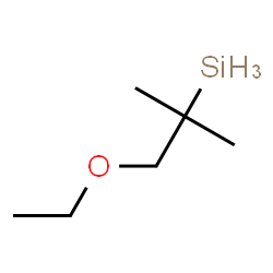 ChemSpider 2D Image | (1-Ethoxy-2-methyl-2-propanyl)silane | C6H16OSi