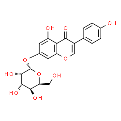ChemSpider 2D Image | 5-Hydroxy-3-(4-hydroxyphenyl)-4-oxo-4H-chromen-7-yl alpha-L-gulopyranoside | C21H20O10