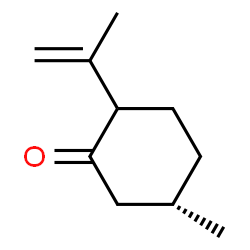 ChemSpider 2D Image | (5S)-2-Isopropenyl-5-methylcyclohexanone | C10H16O