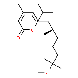 ChemSpider 2D Image | Isopropyl (2Z,4E,7R)-11-methoxy-3,7,11-trimethyl-2,4-dodecadienoate | C19H34O3