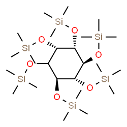 ChemSpider 2D Image | [(1R,2r,3S)-1,2,3,4,5,6-Cyclohexanehexaylhexakis(oxy)]hexakis(trimethylsilane) | C24H60O6Si6