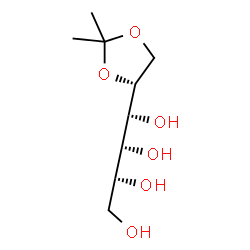 ChemSpider 2D Image | 5,6-O-Isopropylidene-D-glucitol | C9H18O6