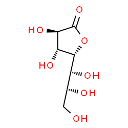 ChemSpider 2D Image | (3R,4R,5R)-3,4-Dihydroxy-5-[(1S,2R)-1,2,3-trihydroxypropyl]dihydro-2(3H)-furanone | C7H12O7