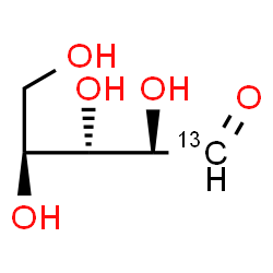 ChemSpider 2D Image | L-(1-~13~C)Arabinose | C413CH10O5