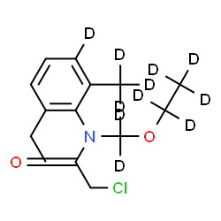 ChemSpider 2D Image | ACETOCHLOR-D11 | C14H9D11ClNO2