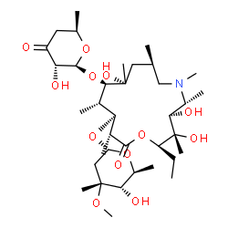 ChemSpider 2D Image | 3'-DE(DIMETHYLAMINO)-3'-OXOAZITHROMYCIN | C36H65NO13