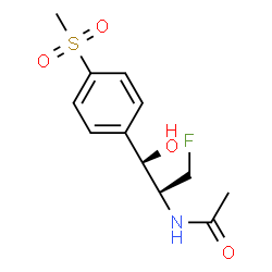 ChemSpider 2D Image | N-{(1R,2S)-3-Fluoro-1-hydroxy-1-[4-(methylsulfonyl)phenyl]-2-propanyl}acetamide | C12H16FNO4S