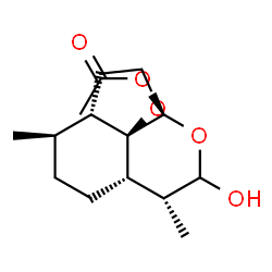 ChemSpider 2D Image | (3aS,4R,6aS,7R,10R,10aR)-8-Hydroxy-4,7-dimethyloctahydro-2H-furo[3,2-i]isochromen-10-yl acetate | C15H24O5