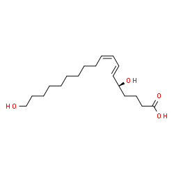 ChemSpider 2D Image | (5S,6E,8Z)-5,18-Dihydroxy-6,8-octadecadienoic Acid | C18H32O4