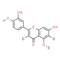 ChemSpider 2D Image | Diosmetin-d3 | C16H9D3O6