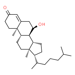 ChemSpider 2D Image | (7alpha,20xi)-7-Hydroxycholest-4-en-3-one | C27H44O2