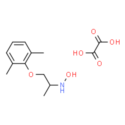 ChemSpider 2D Image | N-Hydroxy Mexiletine | C13H19NO6