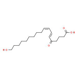 ChemSpider 2D Image | (6E,8Z)-18-Hydroxy-5-oxo-6,8-octadecadienoic Acid | C18H30O4