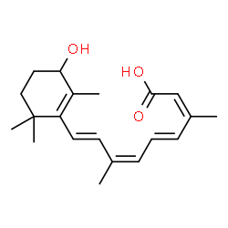 ChemSpider 2D Image | (9cis,13cis)-4-Hydroxyretinoic acid | C20H28O3