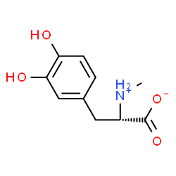 ChemSpider 2D Image | 3-Hydroxy-N-methyl-L-tyrosine | C10H13NO4