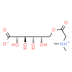 ChemSpider 2D Image | 6-O-[(Dimethylammonio)acetyl]-L-gluconate | C10H19NO8