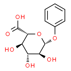 ChemSpider 2D Image | Phenyl beta-L-glucopyranosiduronic acid | C12H14O7