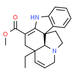 ChemSpider 2D Image | Methyl (5xi,19alpha)-2,3,6,7-tetradehydroaspidospermidine-3-carboxylate | C21H24N2O2