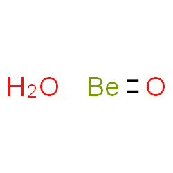 ChemSpider 2D Image | Oxoberyllium hydrate (1:1) | H2BeO2