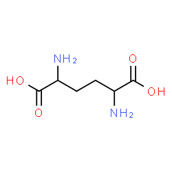 ChemSpider 2D Image | 2,5-Diaminohexanedioic acid | C6H12N2O4